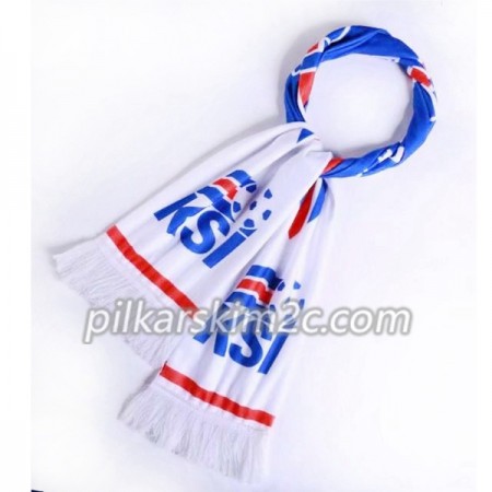 Islandia Mistrzostwa Świata 2018 Szalik Biały